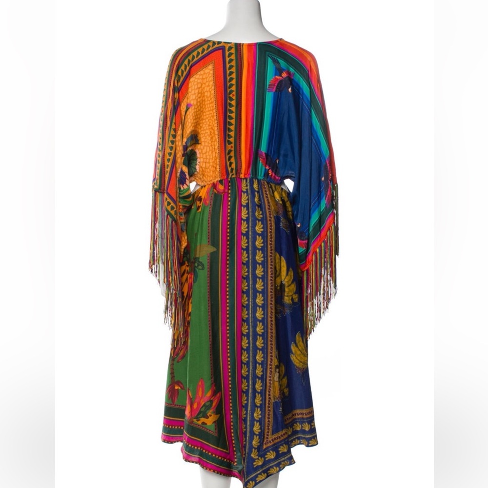 Farm Rio Scarf Print Kaftan - Picture 13 of 14